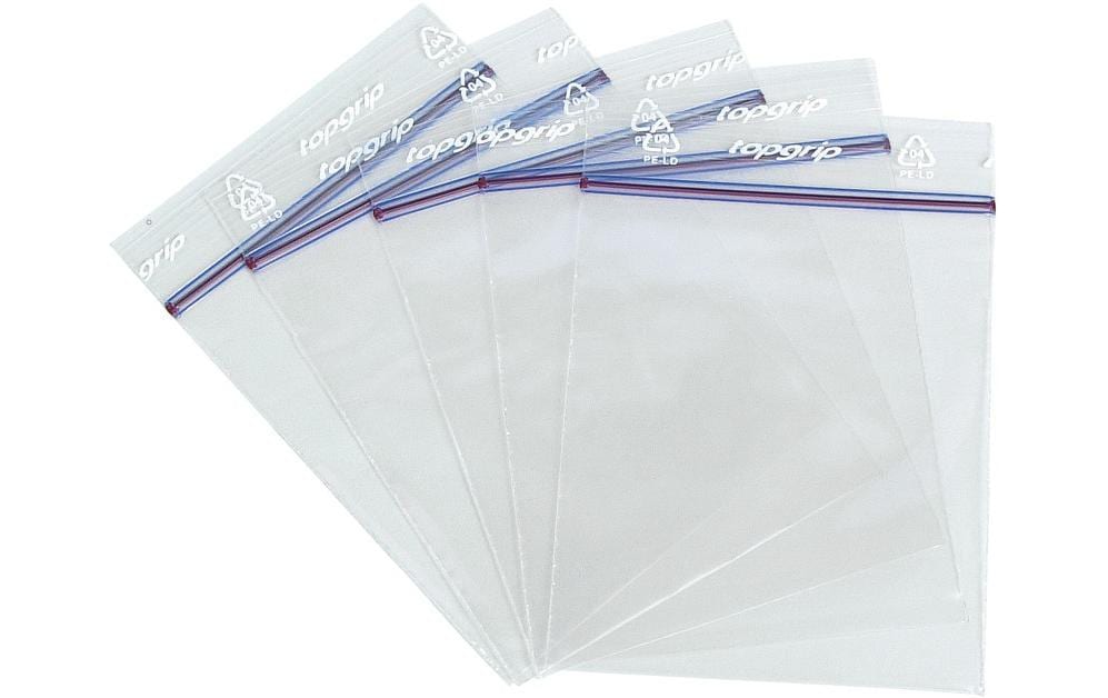 Topgrip Verschlussbeutel, Transparent – 220 × 305 mm – 100 Stk.