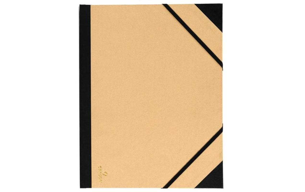 Canson Zeichenmappe 620 × 810 mm – Gummiband, Karton, Beige