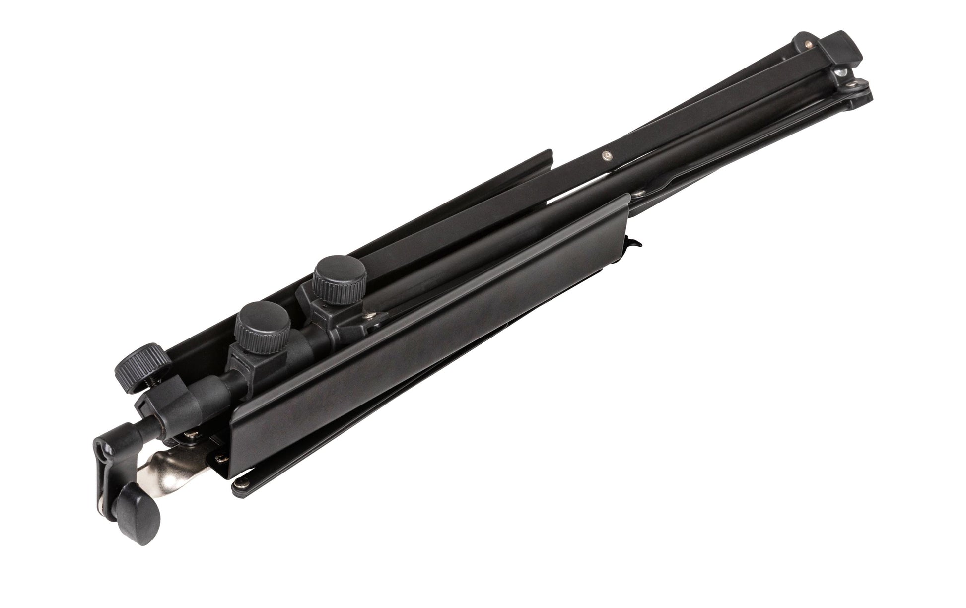 Bemero Notenständer 51–120 cm – höhenverstellbar, faltbar – Stahl, schwarz – MSS-8090BK