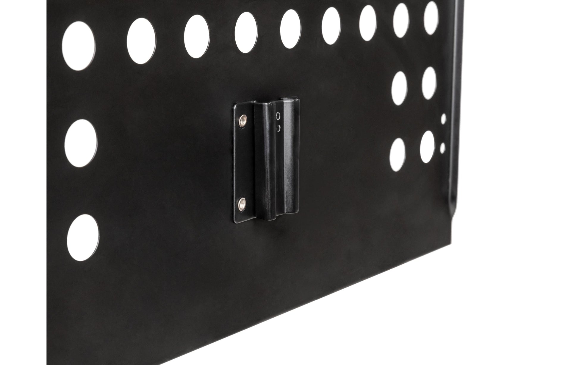 Bemero Notenständer höhenverstellbar 66,5–110 cm – faltbar, gelocht – Stahl, schwarz – MSS-8080BK