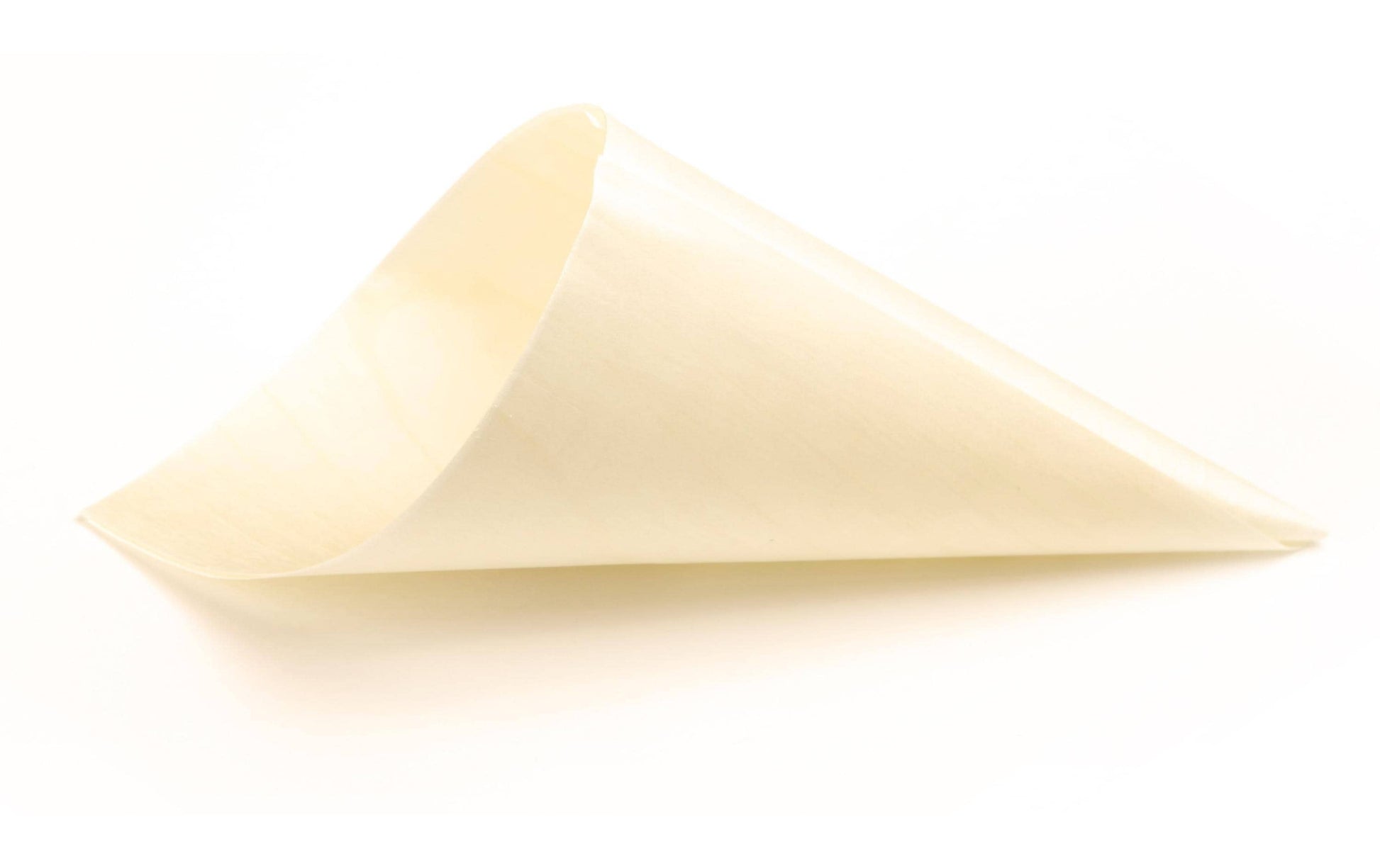 Sier Disposables Dekorative Schale/Schüssel Cornet, Holz (Kiefer) – 531 ml, Ø 9,5 cm – FSC – 50 Stk.
