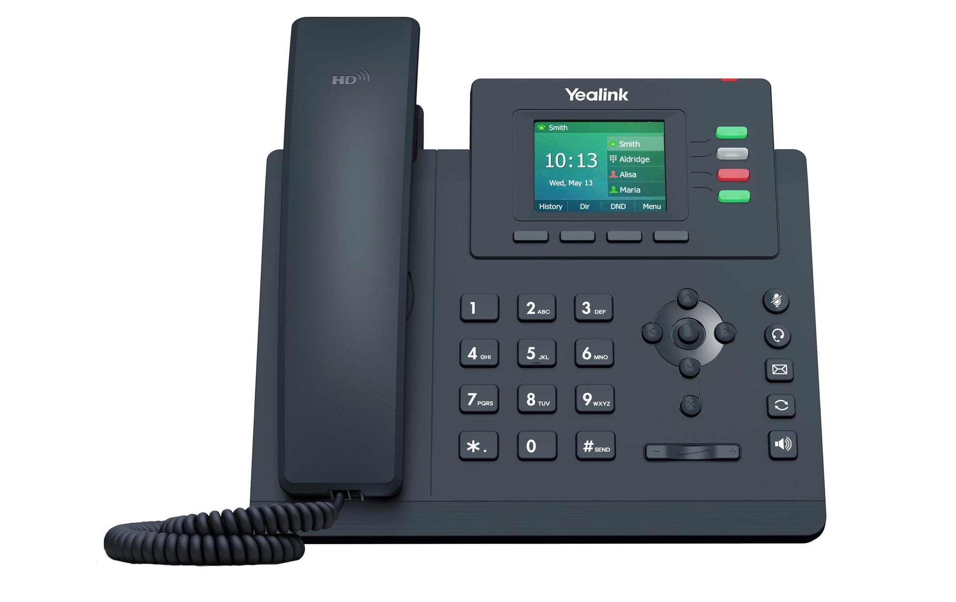 Yealink T33G – IP-Telefon, PoE, 4 SIP-Konten, Grau