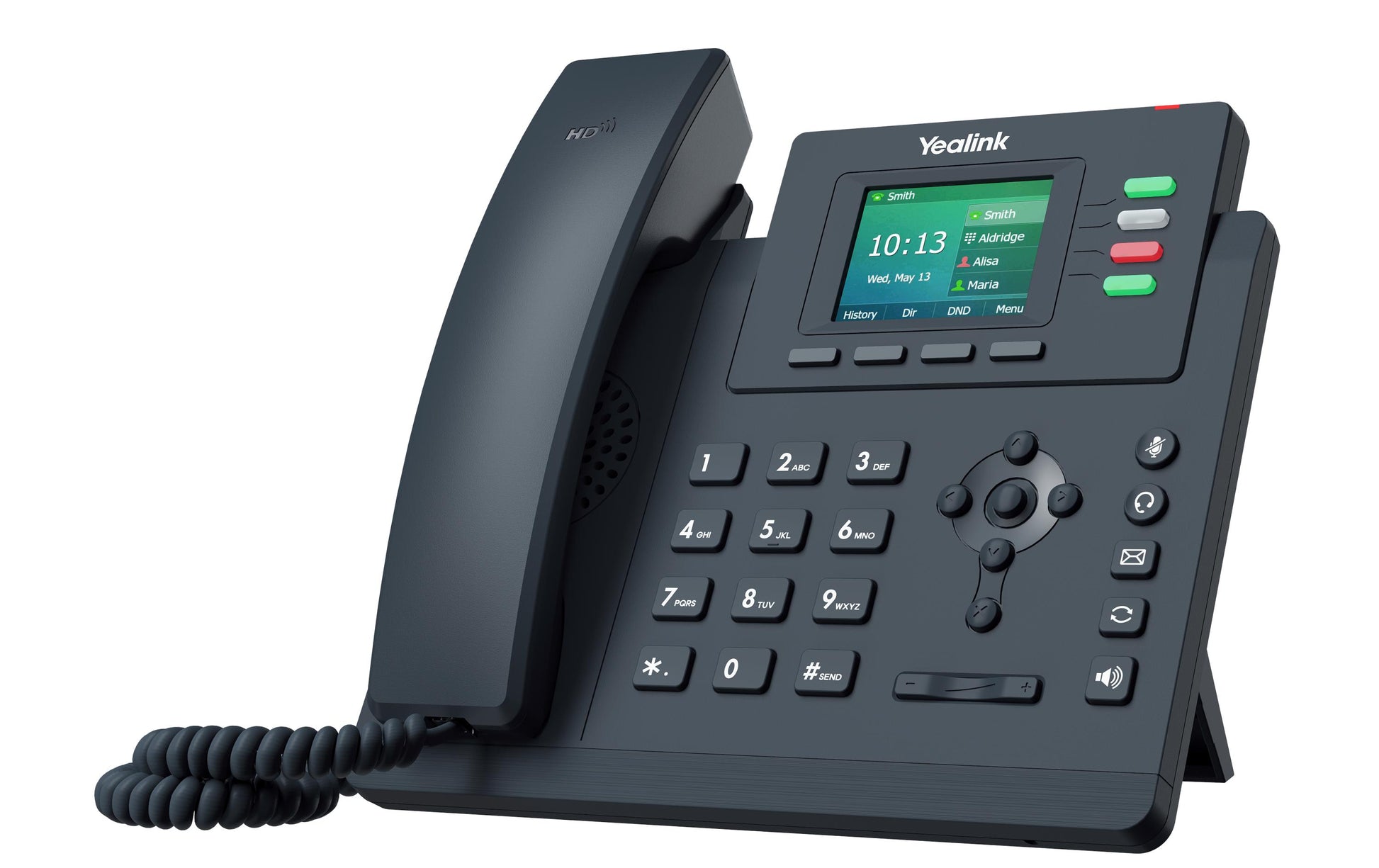 Yealink T33G – IP-Telefon, PoE, 4 SIP-Konten, Grau