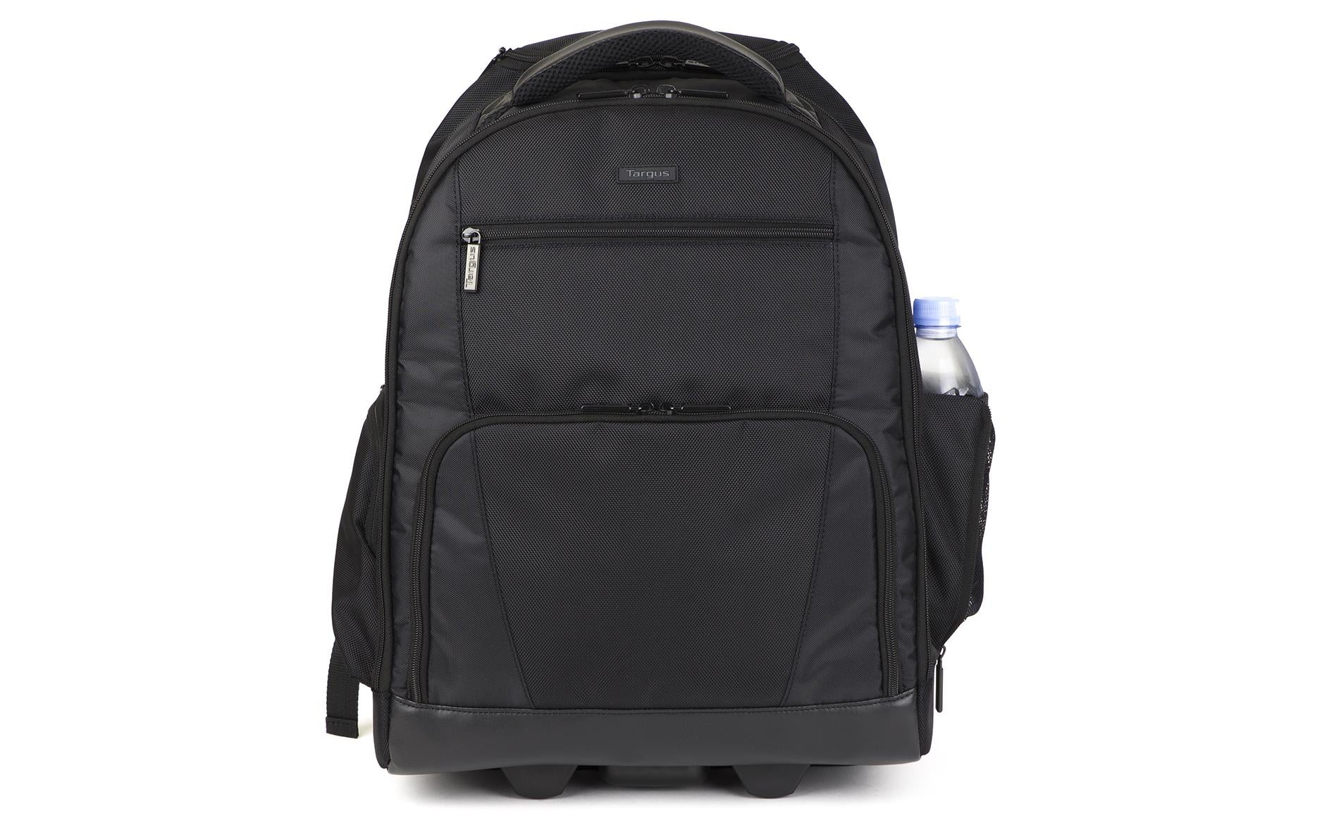 Targus Trolley-Rucksack – 30 l, mit Rollen, mit Tablet-Fach, Polyester – Schwarz, 220 × 515 × 360 mm