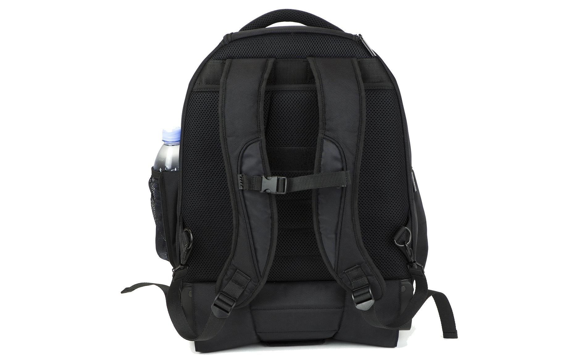 Targus Trolley-Rucksack – 30 l, mit Rollen, mit Tablet-Fach, Polyester – Schwarz, 220 × 515 × 360 mm