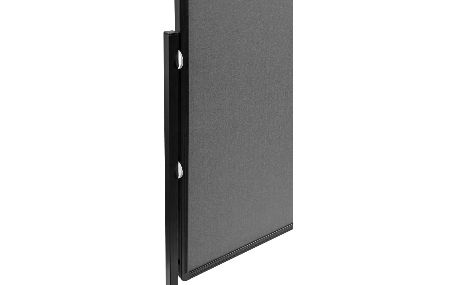 Legamaster Pinnwand – Filz, Alurahmen – 120 × 150 cm, Grau