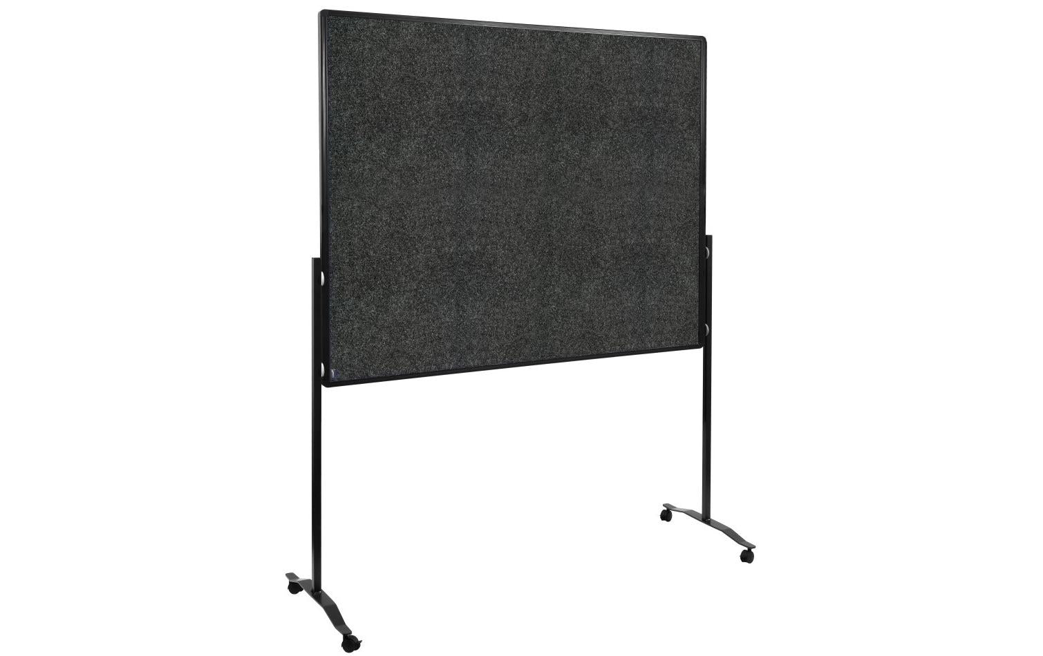 Legamaster Pinnwand – Filz, Alurahmen – 120 × 150 cm, Anthrazit
