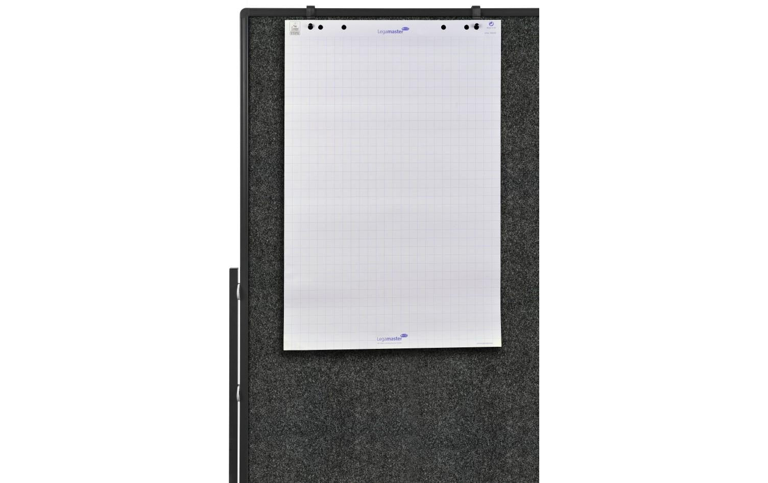 Legamaster Pinnwand – Filz, Alurahmen – 120 × 150 cm, Anthrazit