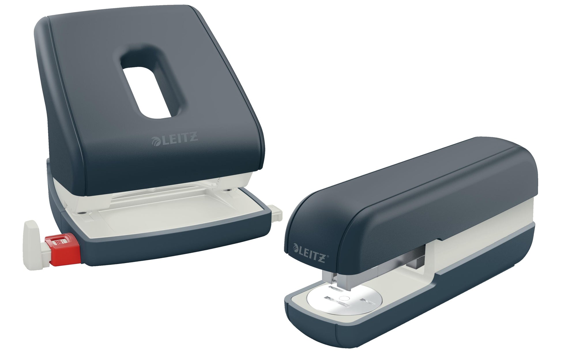 Leitz Cosy Heftgerät – 30 Blatt, für 24/6, 26/6, Grau