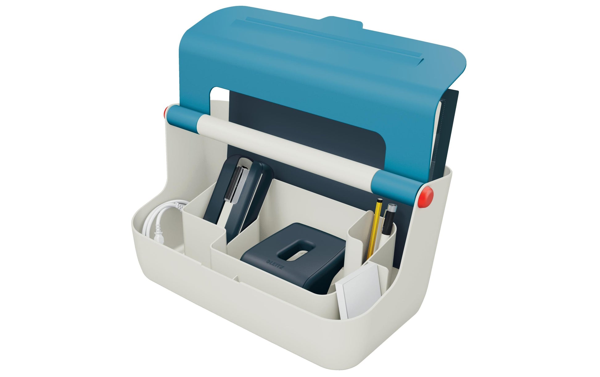 Leitz Aufbewahrungsbox – Blau, Weiss, Kunststoff (ABS)