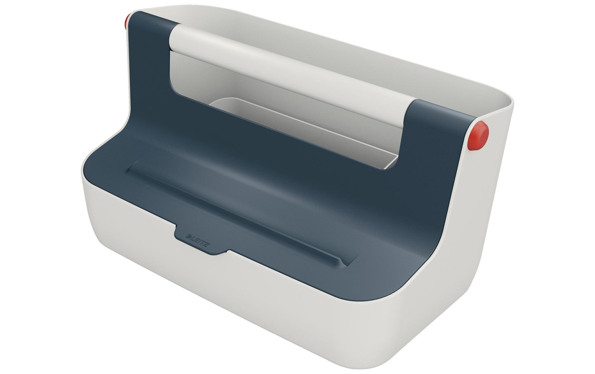 Leitz Aufbewahrungsbox 12 l – B 214 × H 196 × T 367 mm, mit Deckel, grau, ABS