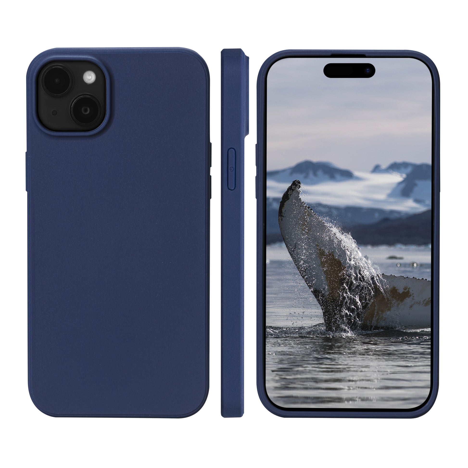 dbramante1928 Backcover Greenland – für Apple iPhone 15 Plus – blau – Recycling-Kunststoff