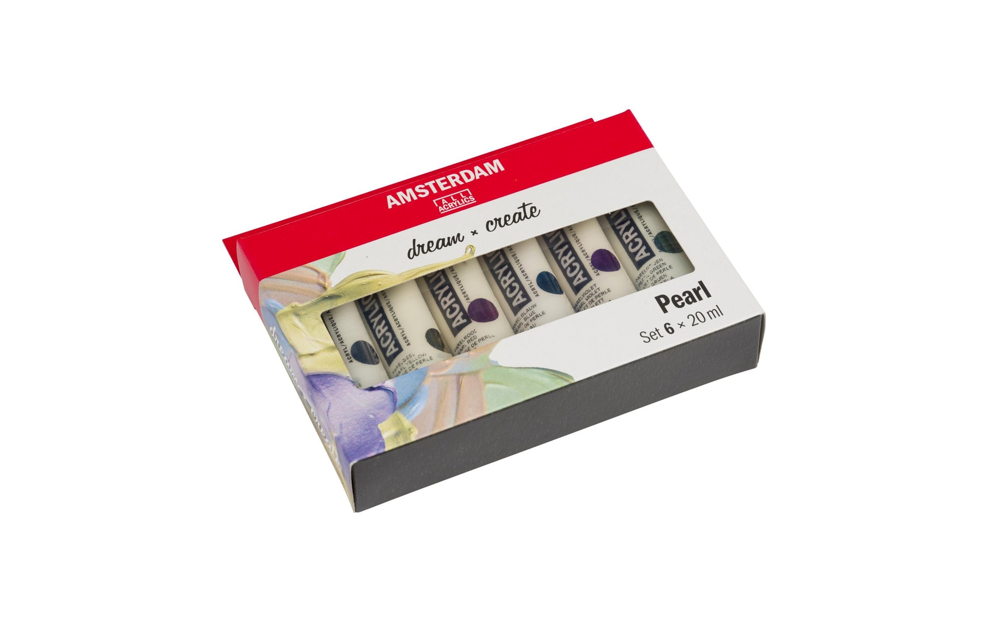 Royal Talens Acrylic Standard – Acrylfarbe – sortiert, perleffekt, 6 Farben, 6 × 20 ml