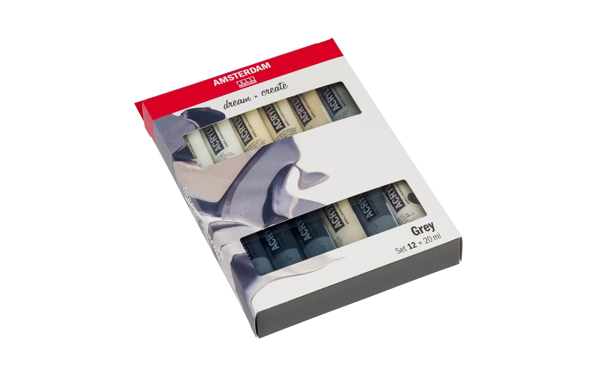 Royal Talens Amsterdam – Acryl Standard – Acrylfarbe – Set – 12 Farben, 12 × 20 ml