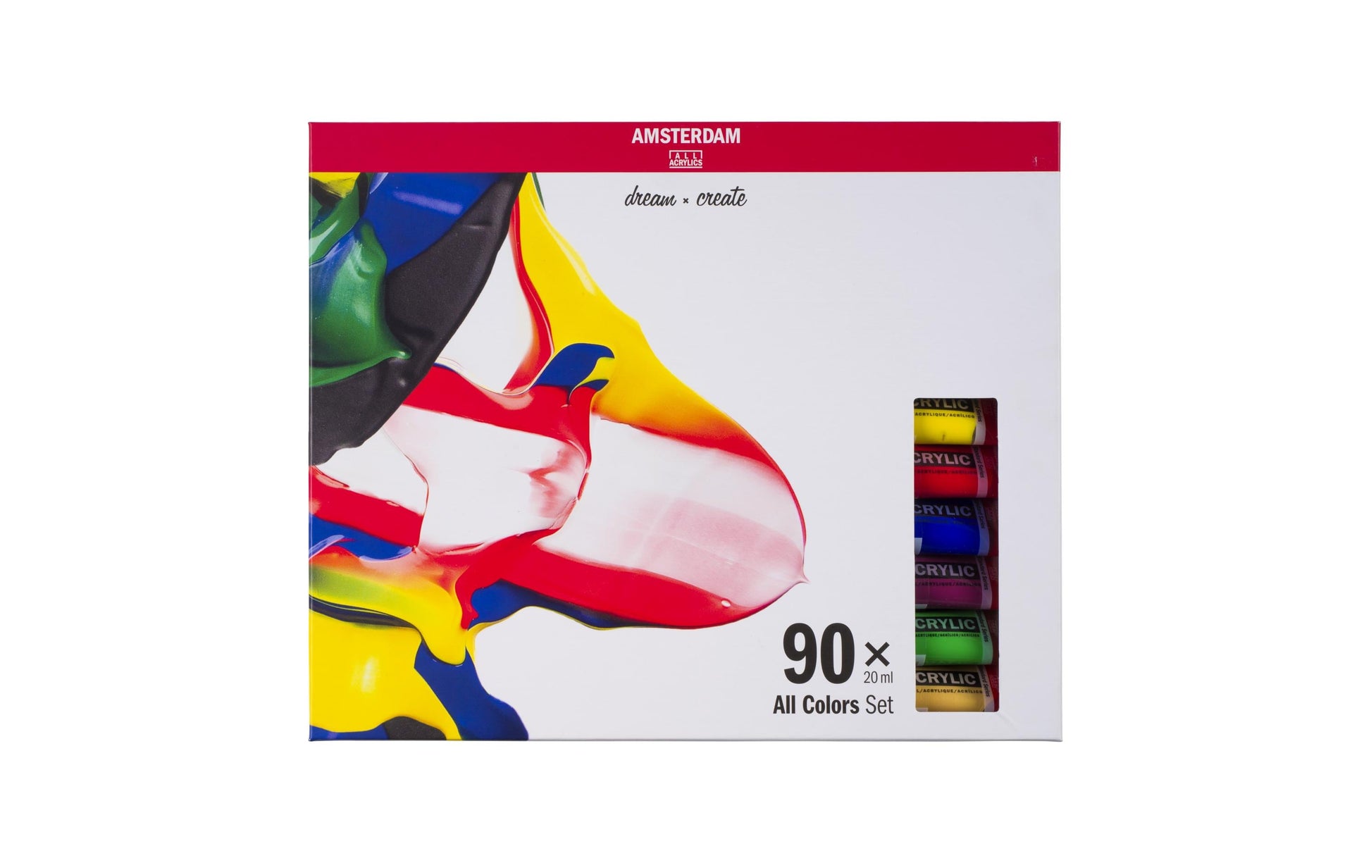 Royal Talens Acrylfarbe – Set – 90 Farben, 90 × 20 ml