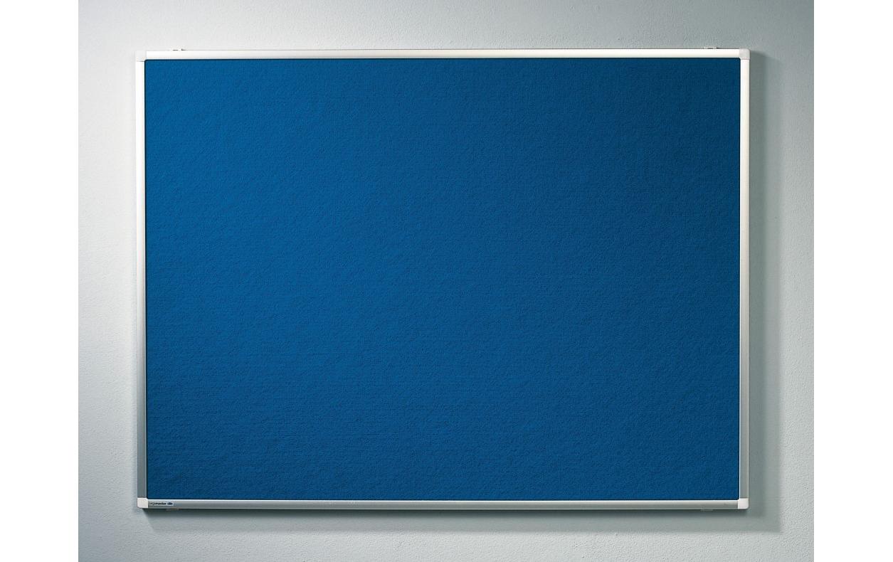 Legamaster Pinnwand – Filz, Alurahmen – 150 × 100 cm, Blau