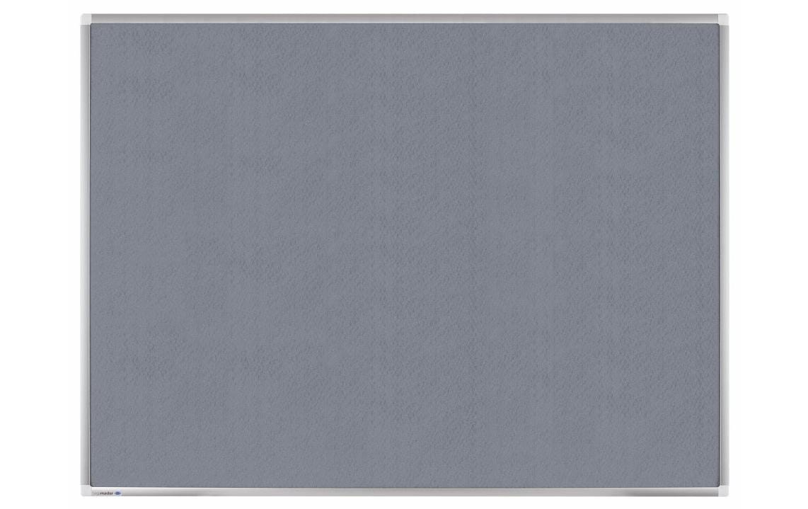 Legamaster Pinnwand – Filz, Alurahmen – 120 × 90 cm, Grau