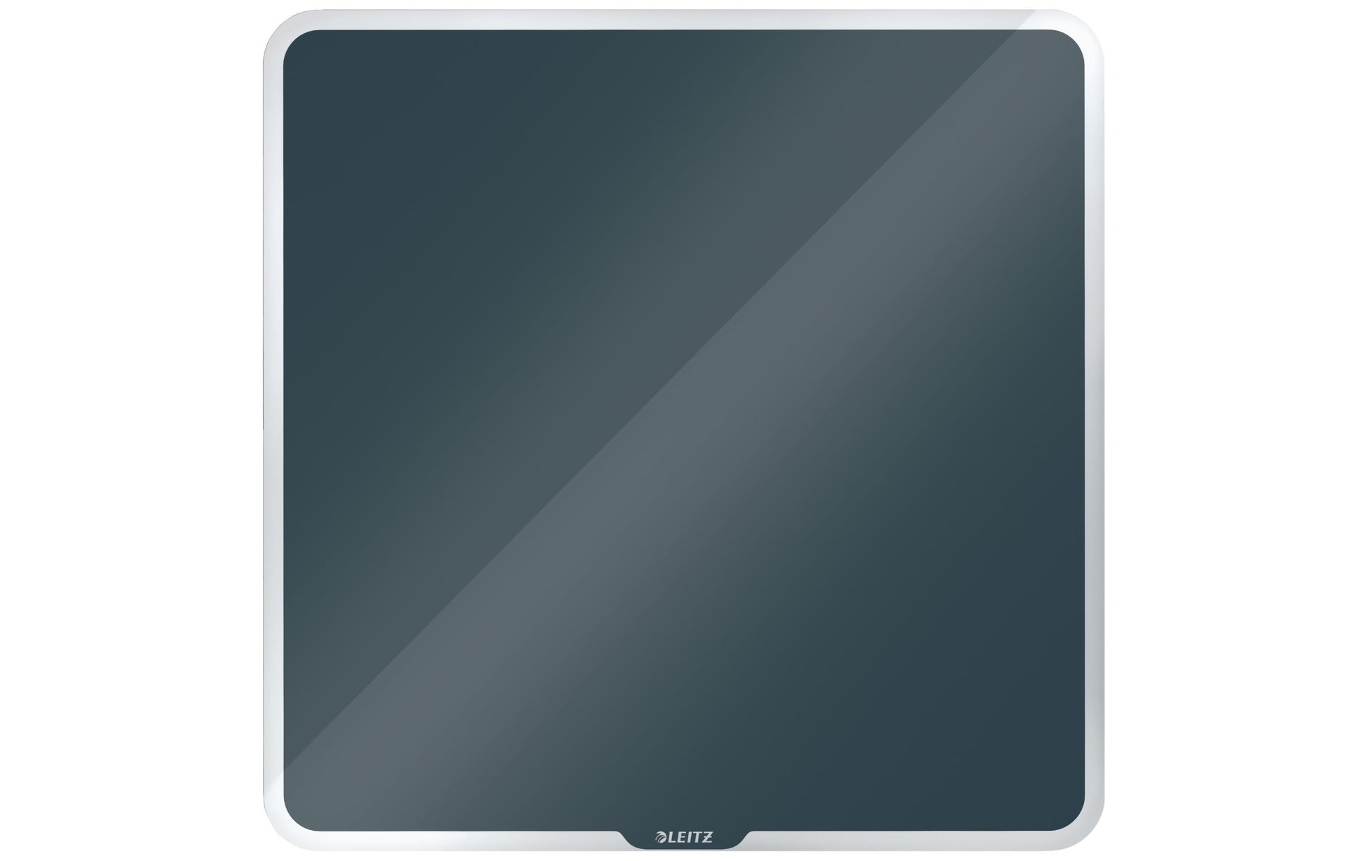Leitz Cosy Glasboard – 45 × 45 cm, grau