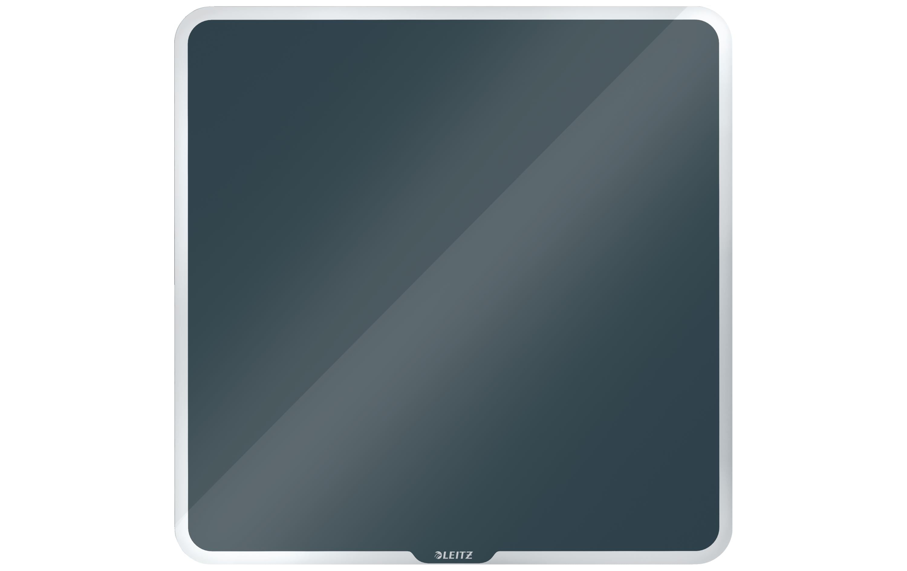 Leitz Cosy Glasboard – 45 × 45 cm, grau