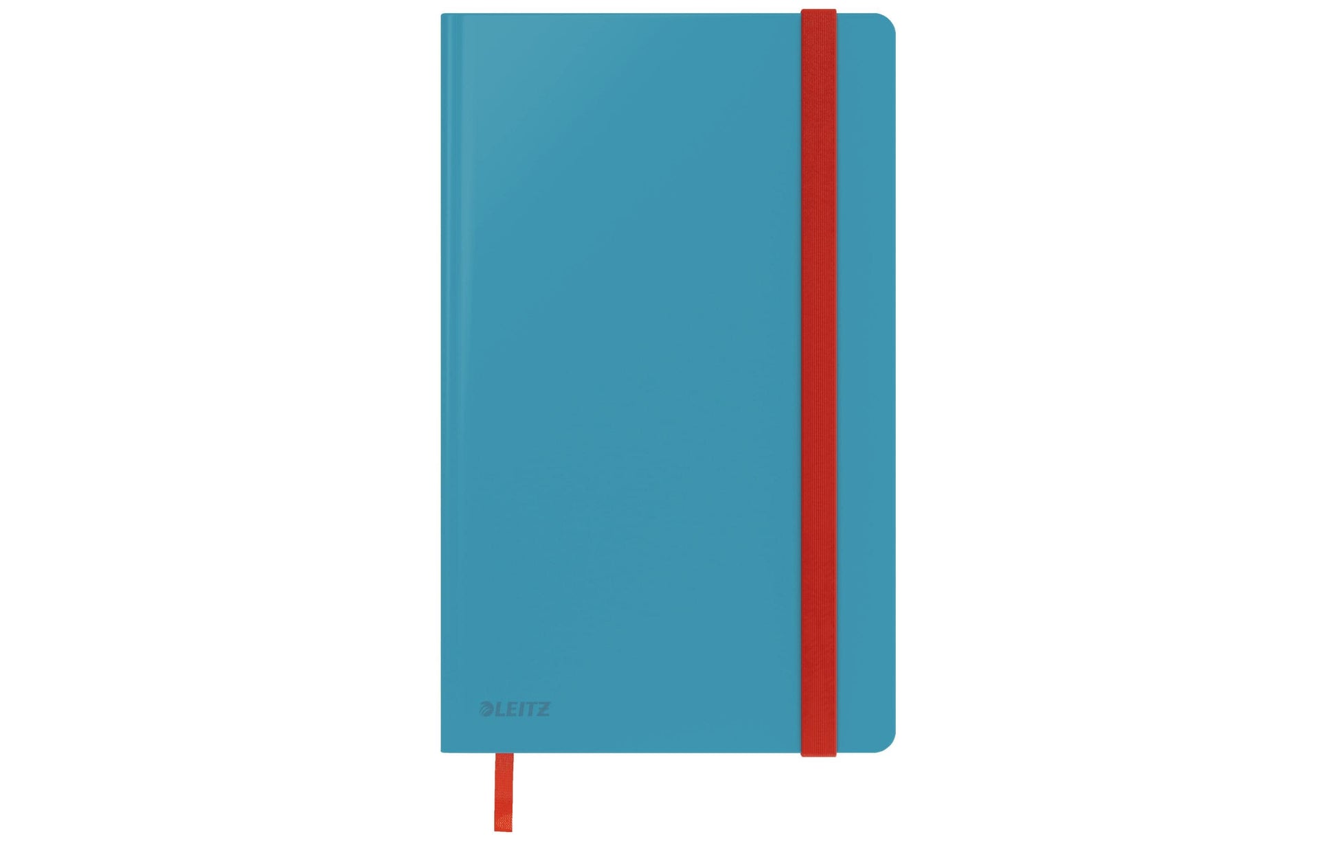 Leitz Cosy Notizbuch – A5 – Liniert 5 mm – 80 Seiten – 330 g/m² – Hardcover, Gummiband, Blau