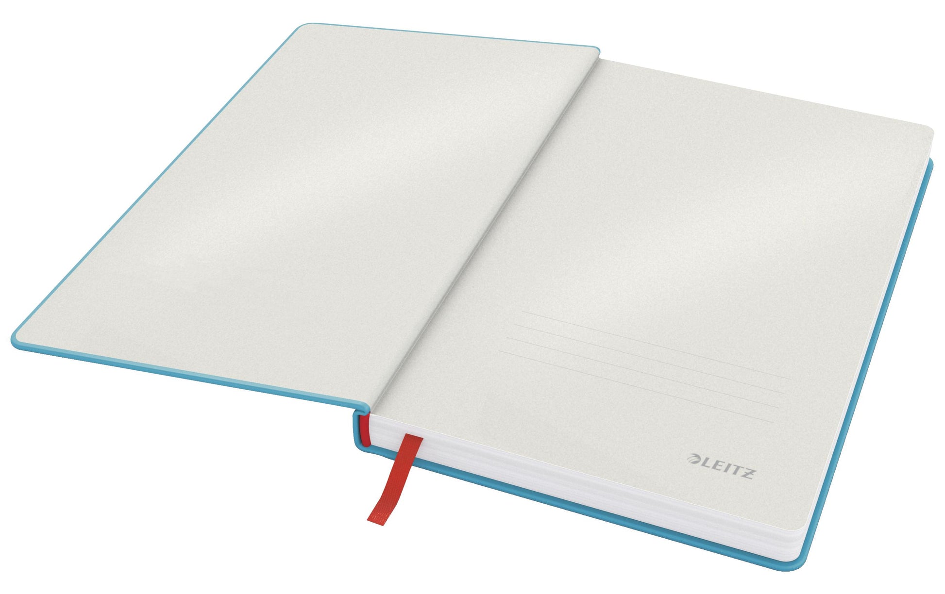 Leitz Cosy Notizbuch – A5 – Liniert 5 mm – 80 Seiten – 330 g/m² – Hardcover, Gummiband, Blau