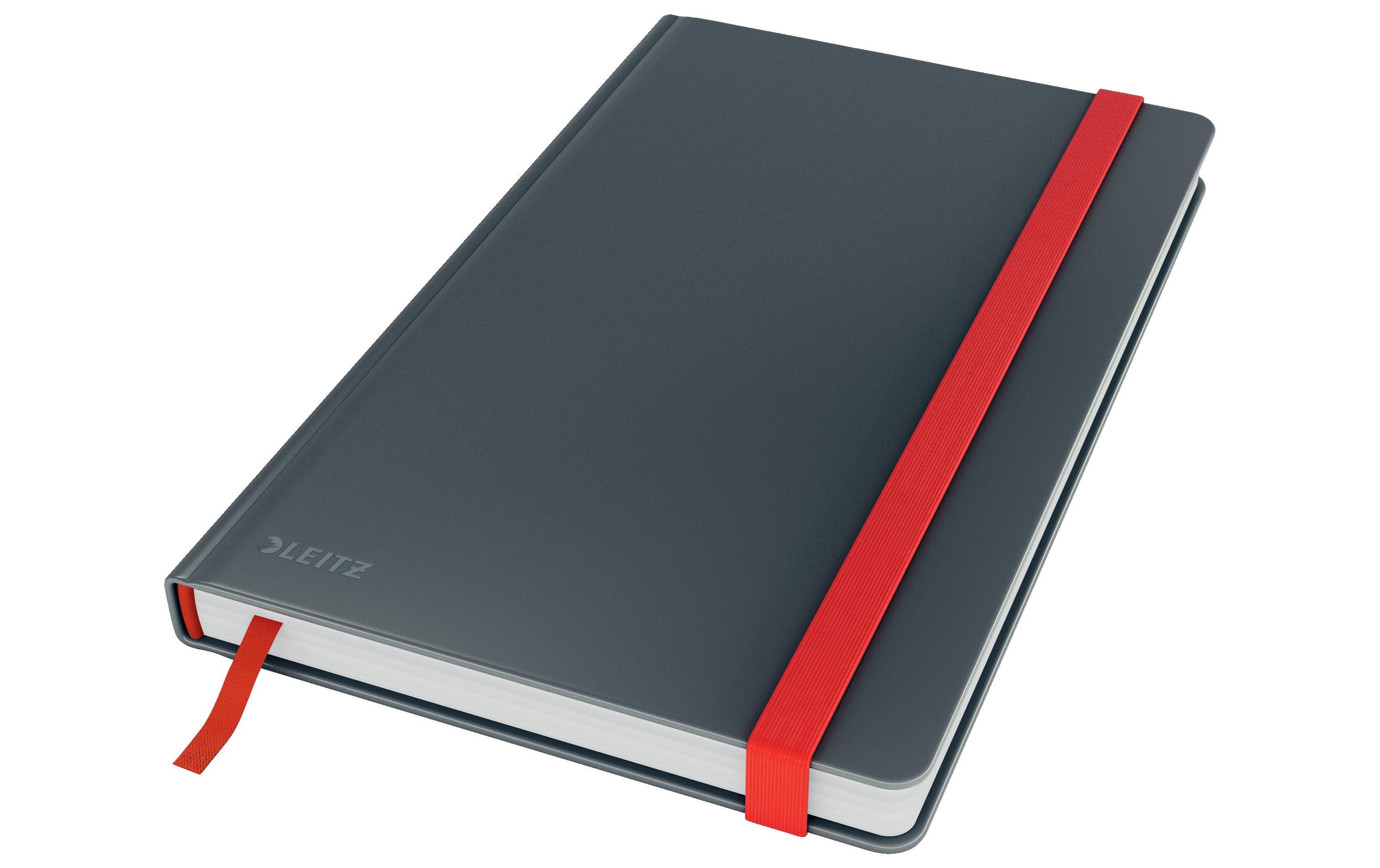 Leitz Cosy – Notizbuch – A5, liniert, 80 Blatt, 100 g/m², Hardcover, schwarz