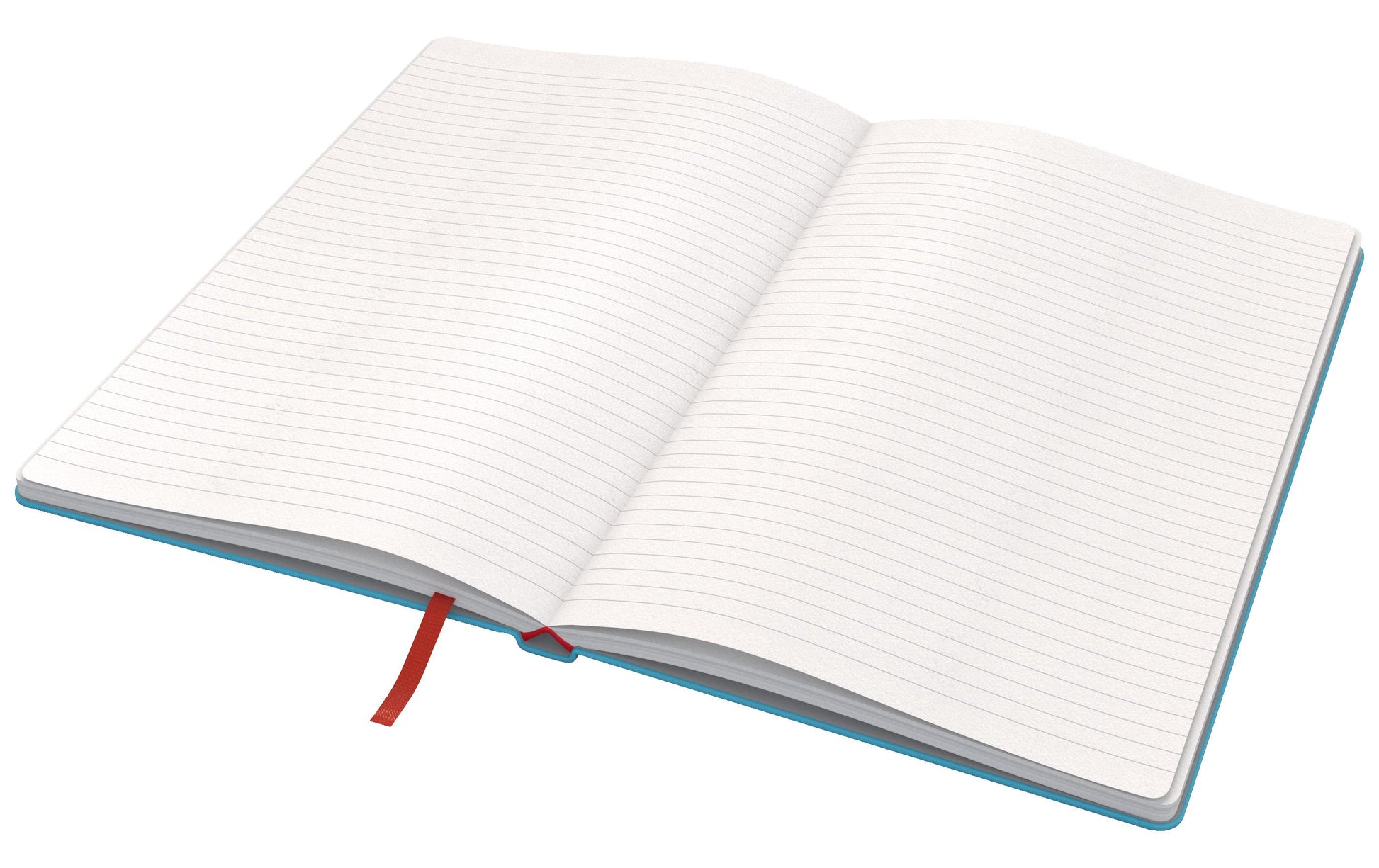 Leitz Cosy Notizbuch – A5 – Liniert 5 mm – 80 Seiten – 330 g/m² – Hardcover, Gummiband, Blau