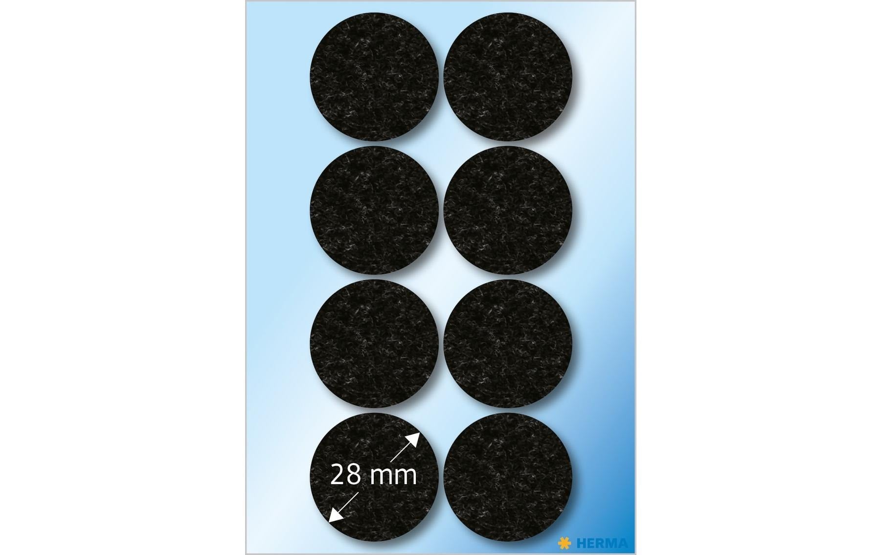 HERMA Filzgleiter, rund – Ø 28 mm – Filz, 8 Stück