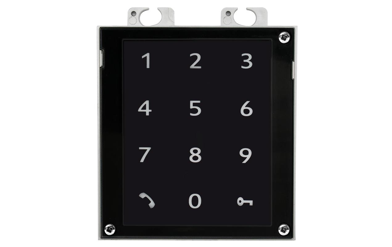 2N IP Verso Touch Tastaturmodul – für 2N IP Verso, 2N LTE Verso, 108×45×131 mm, schwarz, IP54