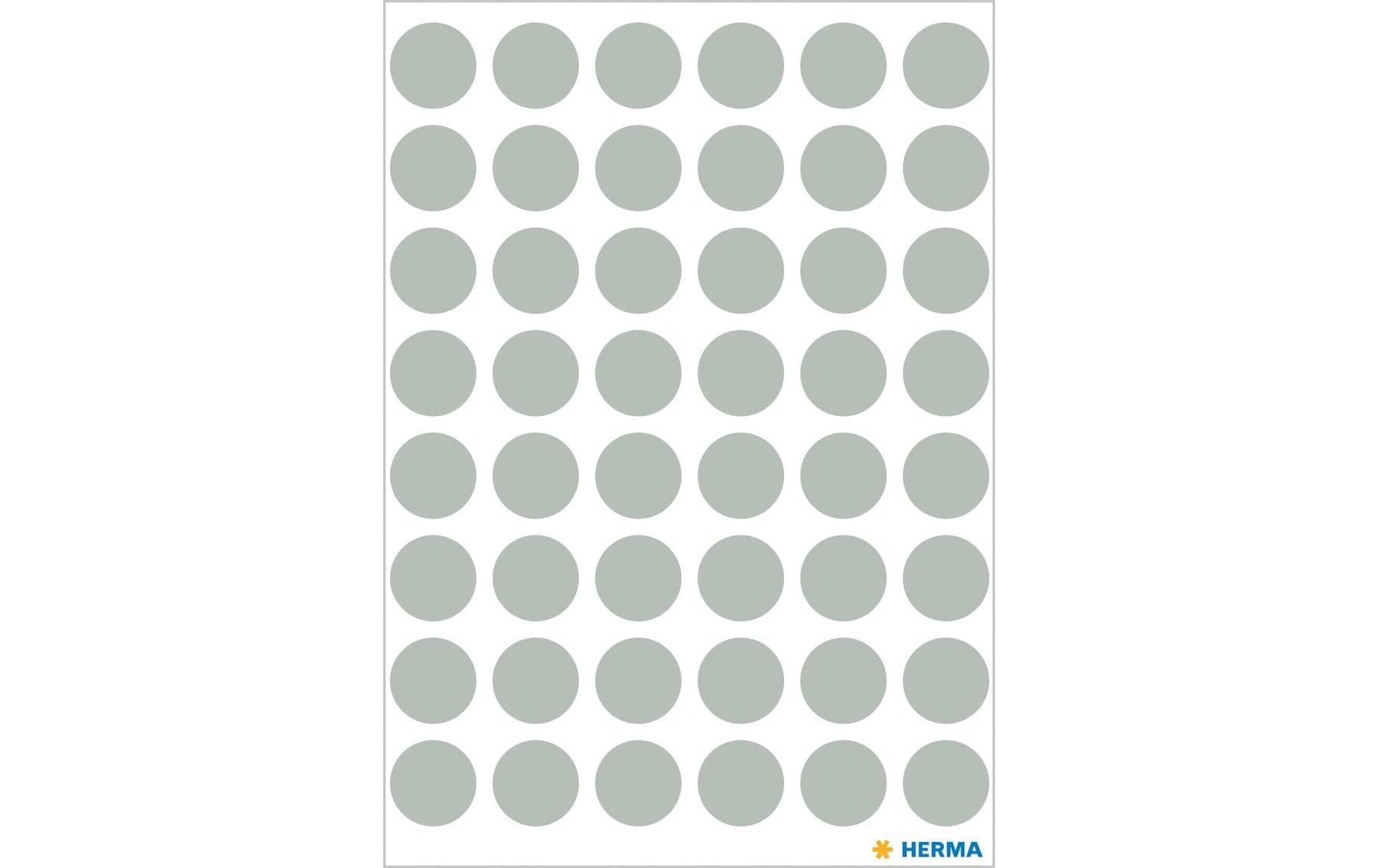 HERMA Vario Schmucketiketten – Motiv Farbpunkte – Papier, 240 Stk, 5 Bogen, Ø 13 mm