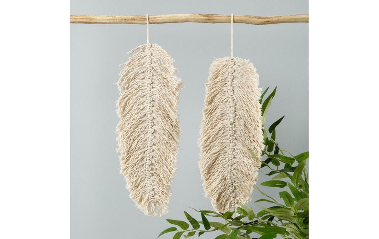 Creativ Company Holzstock – 60 cm, Ø 1,5–2 cm – Fichte, braun, 2 Metallösen