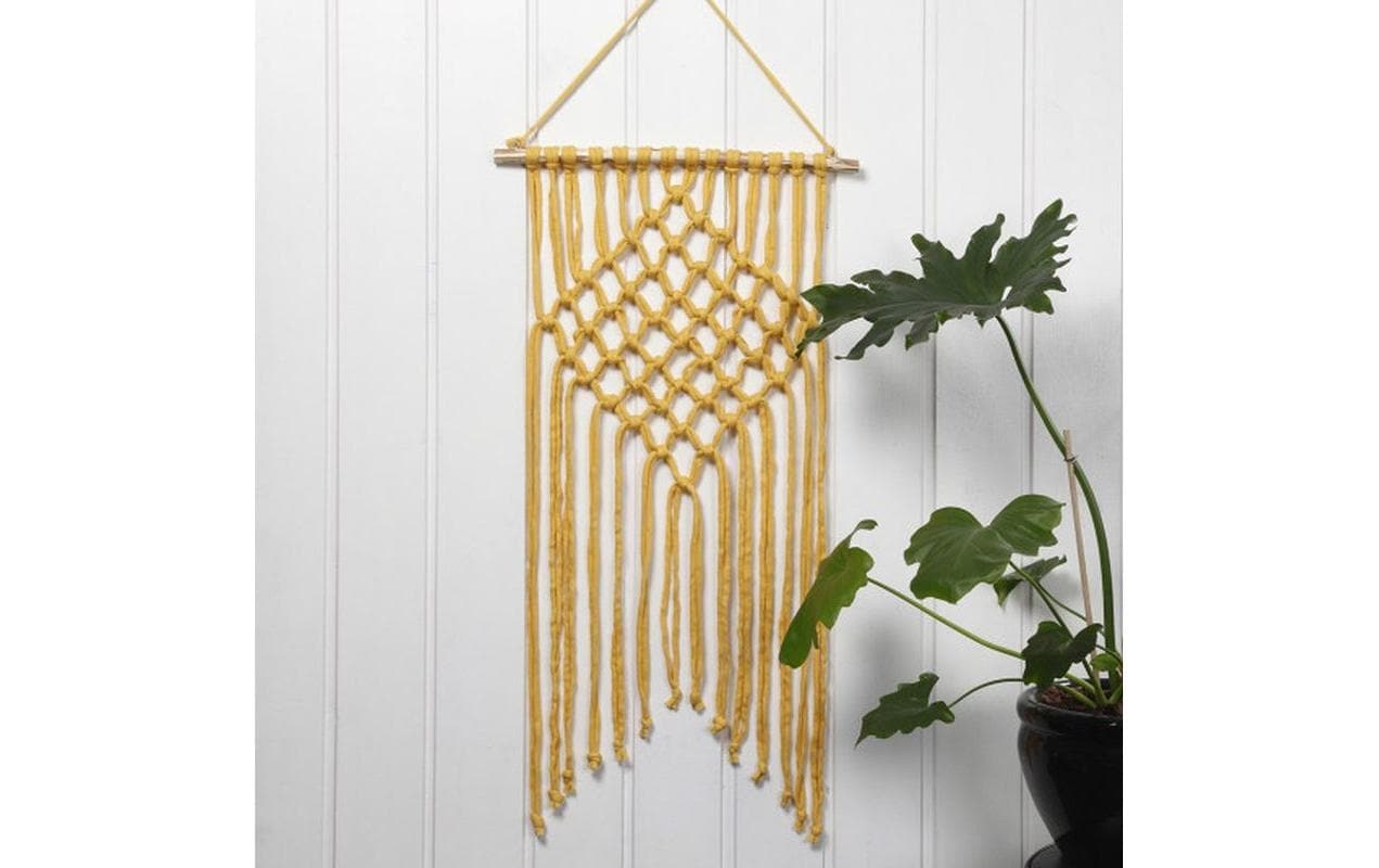 Creativ Company Holzstock – 60 cm, Ø 1,5–2 cm – Fichte, braun, 2 Metallösen