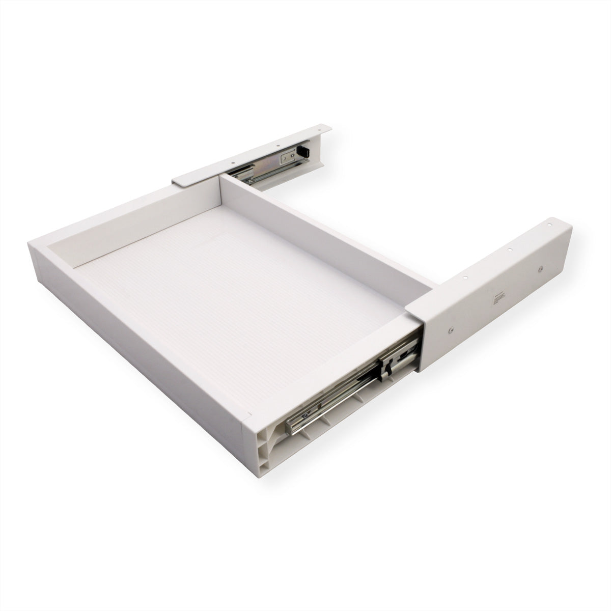 VALUE Schublade – für Untertischmontage, Tischplatten ab 18 mm, weiss