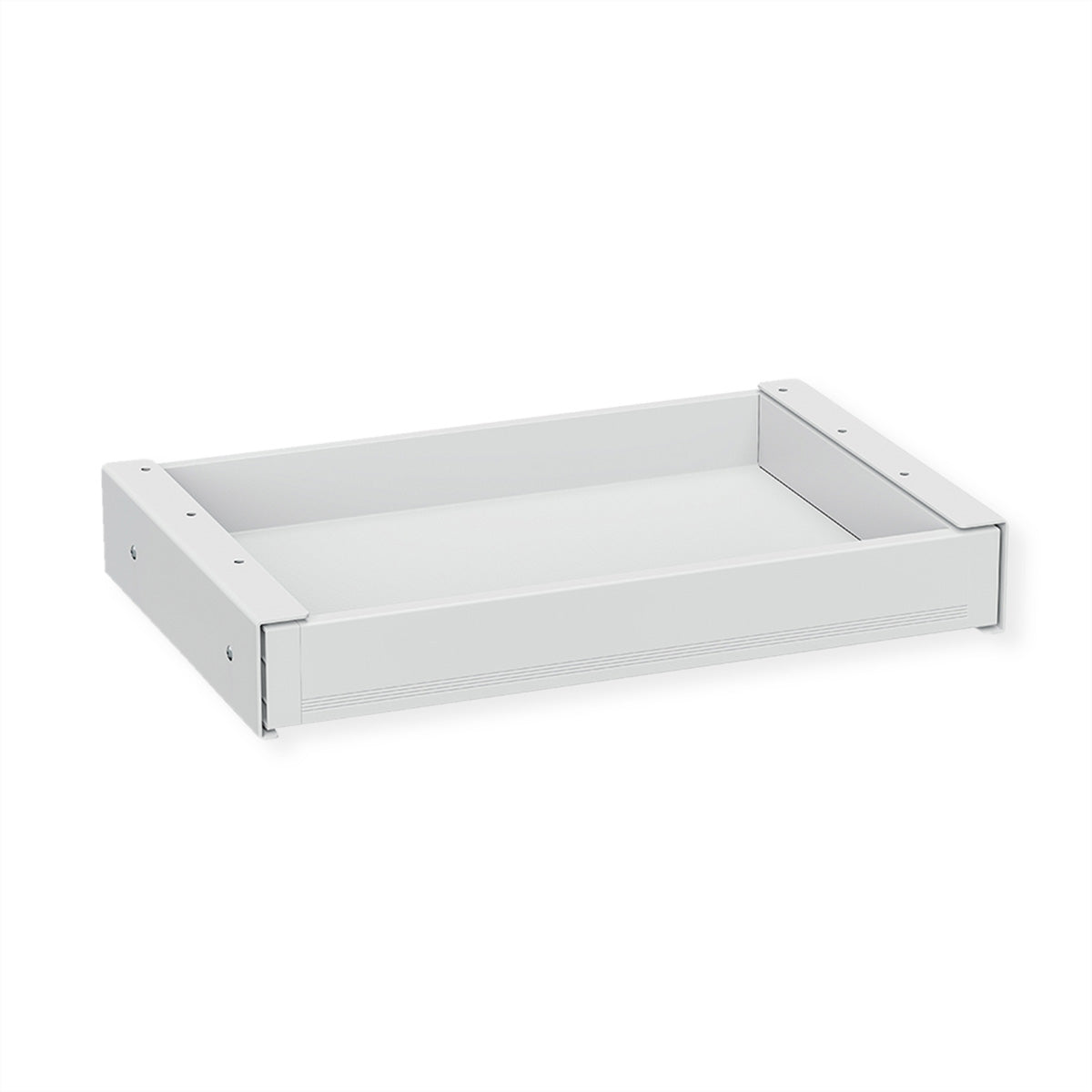 VALUE Schublade – für Untertischmontage, Tischplatten ab 18 mm, weiss