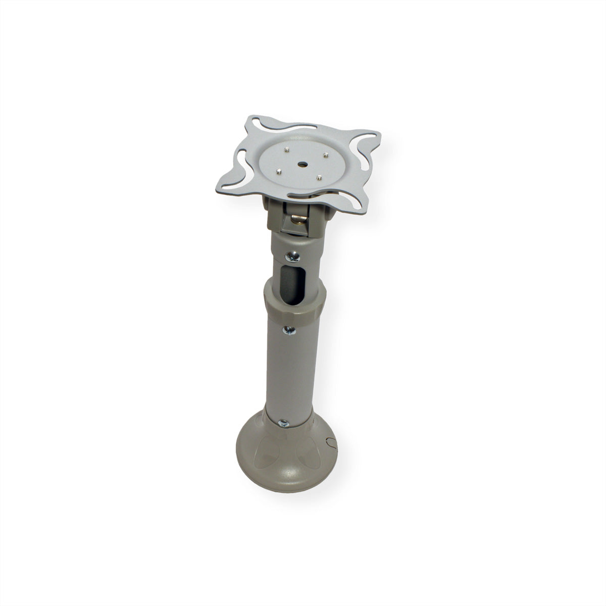 VALUE Beamer-Deckenhalterung, H 42,5–52,5 cm, 11,5 kg, schwenkbar, grau