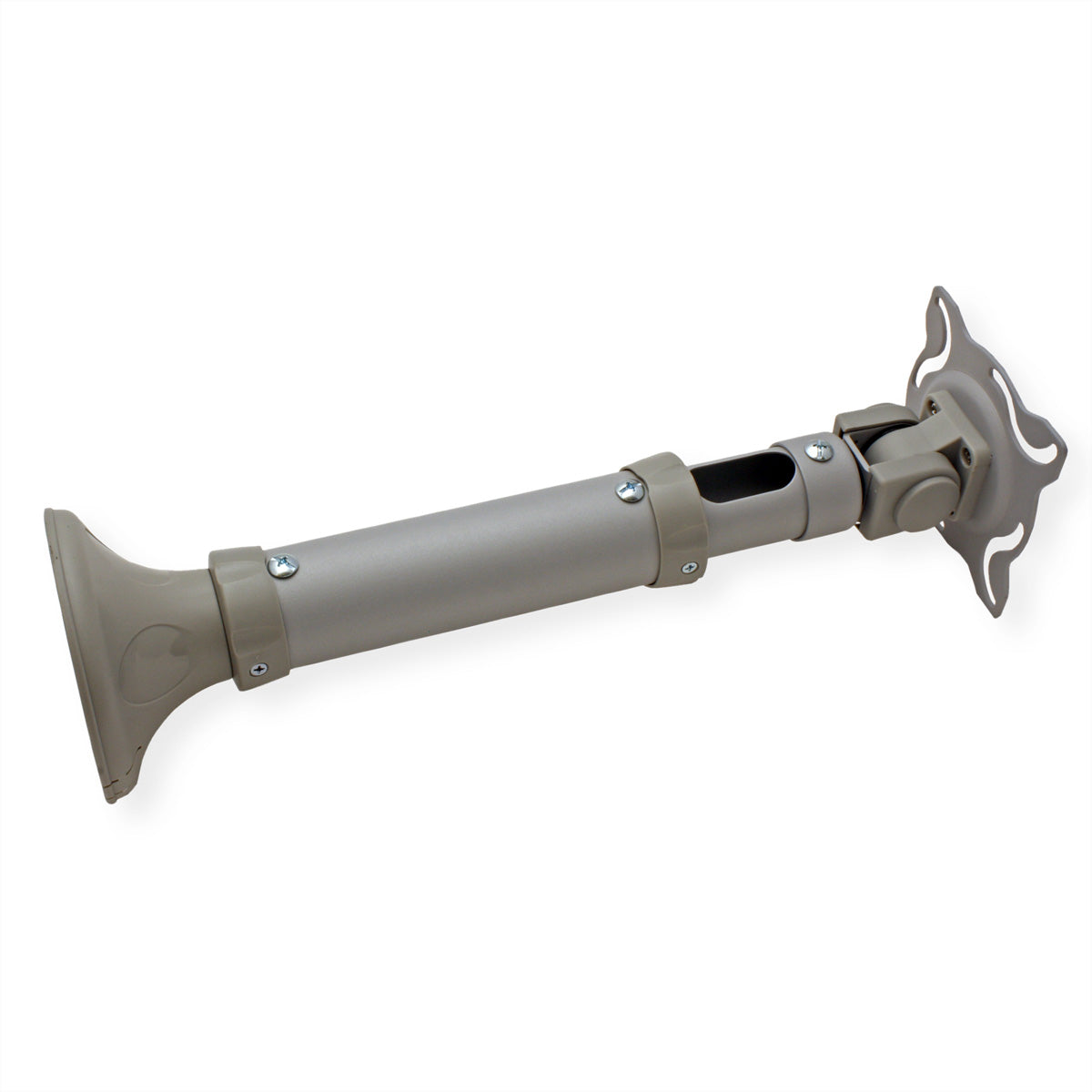 VALUE Beamer-Deckenhalterung, H 42,5–52,5 cm, 11,5 kg, schwenkbar, grau