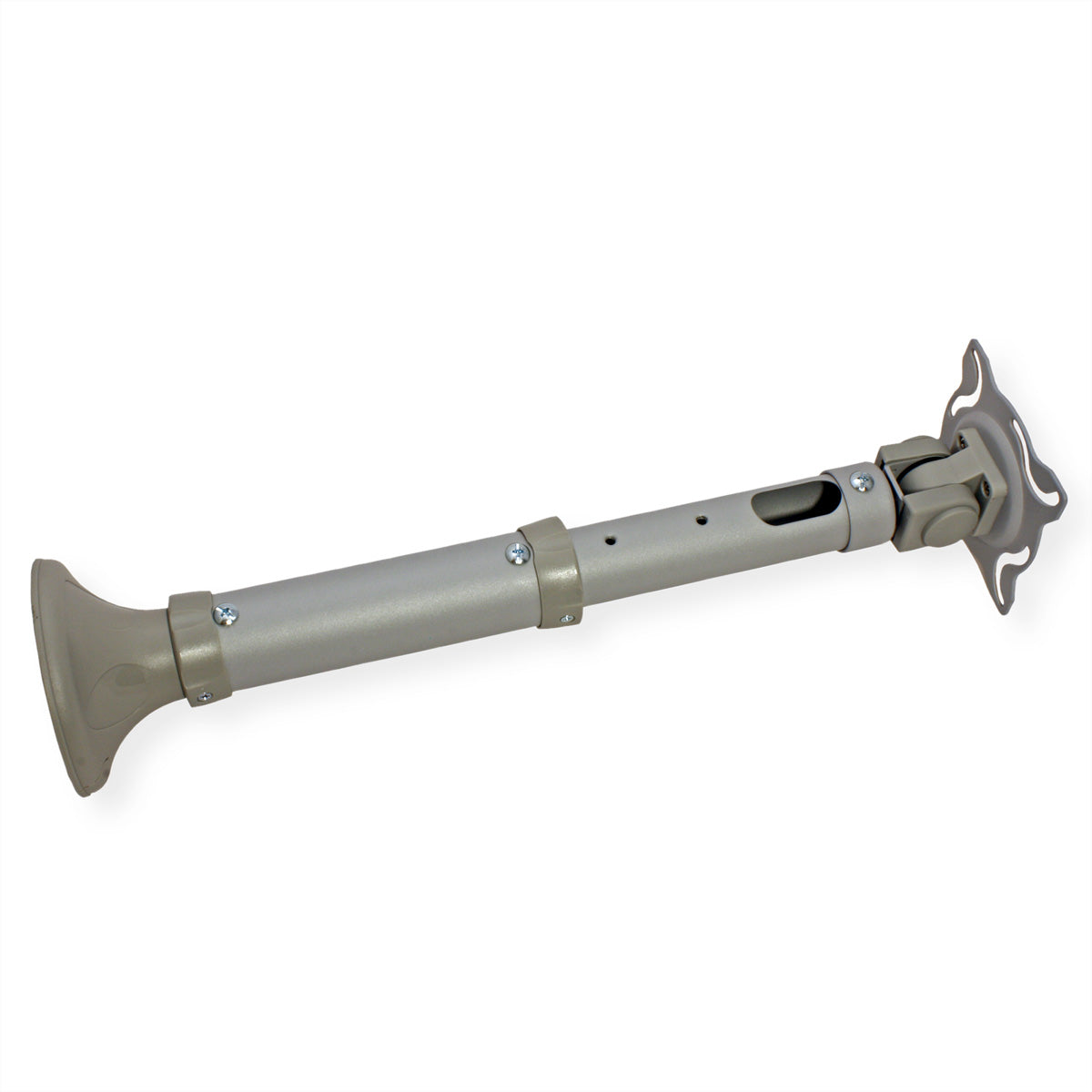 VALUE Beamer-Deckenhalterung, H 42,5–52,5 cm, 11,5 kg, schwenkbar, grau