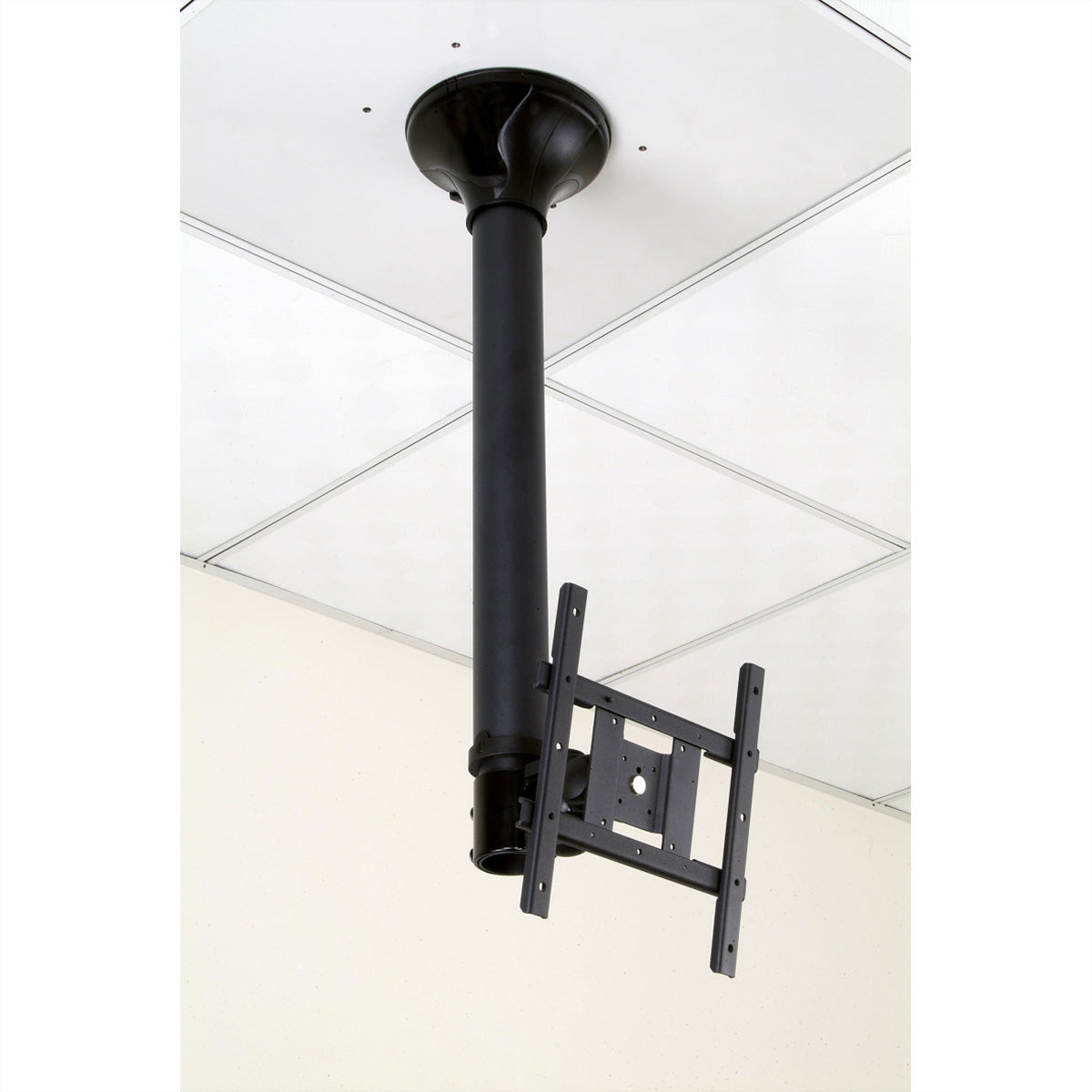 VALUE Deckenhalterung – bis 50" – VESA 75×75–200×200 – bis 20 kg, höhenverstellbar – schwarz