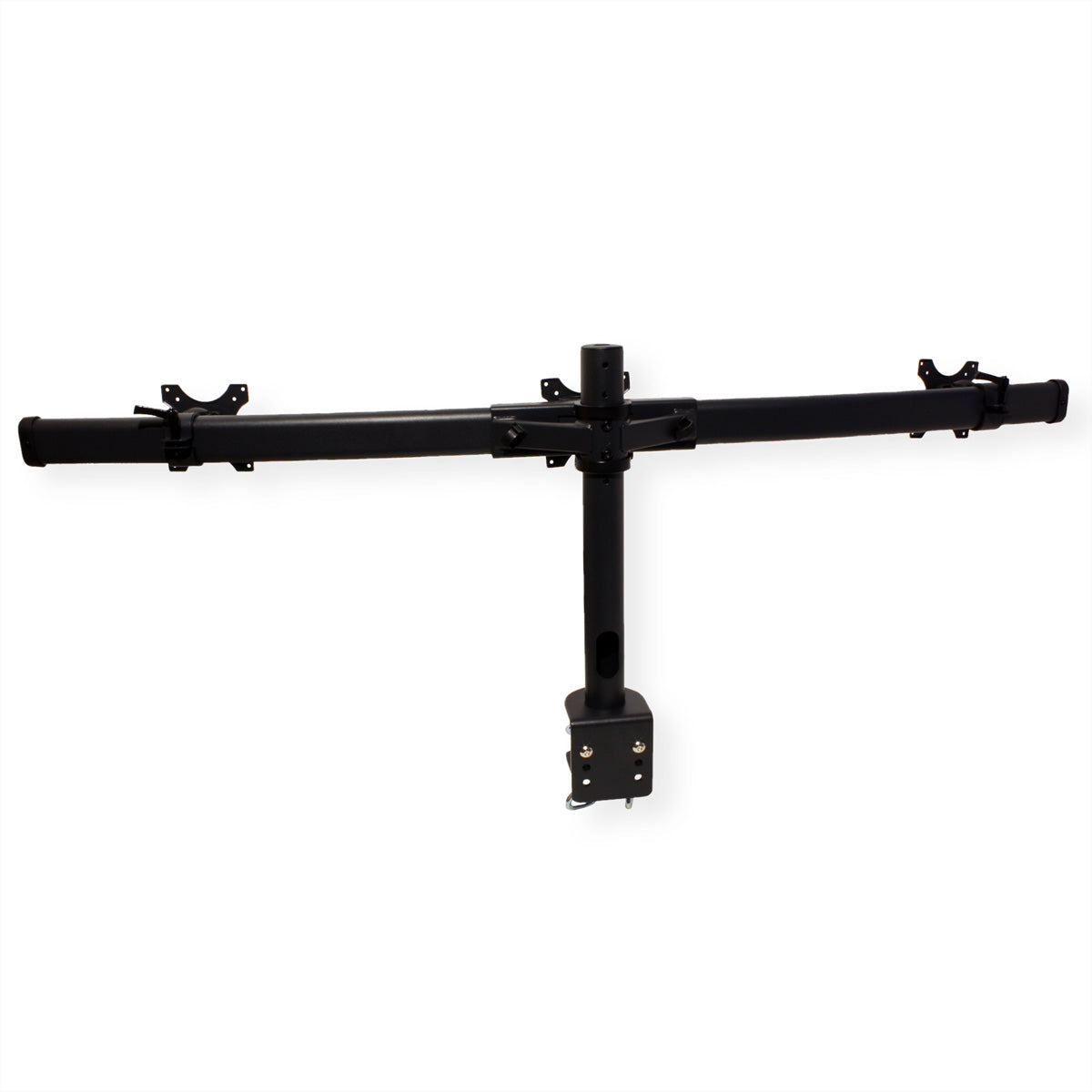 VALUE Monitorarm Tischhalterung – 3 Monitore – VESA 75×75/100×100 mm – bis 8 kg/Monitor – neigbar – Schwarz