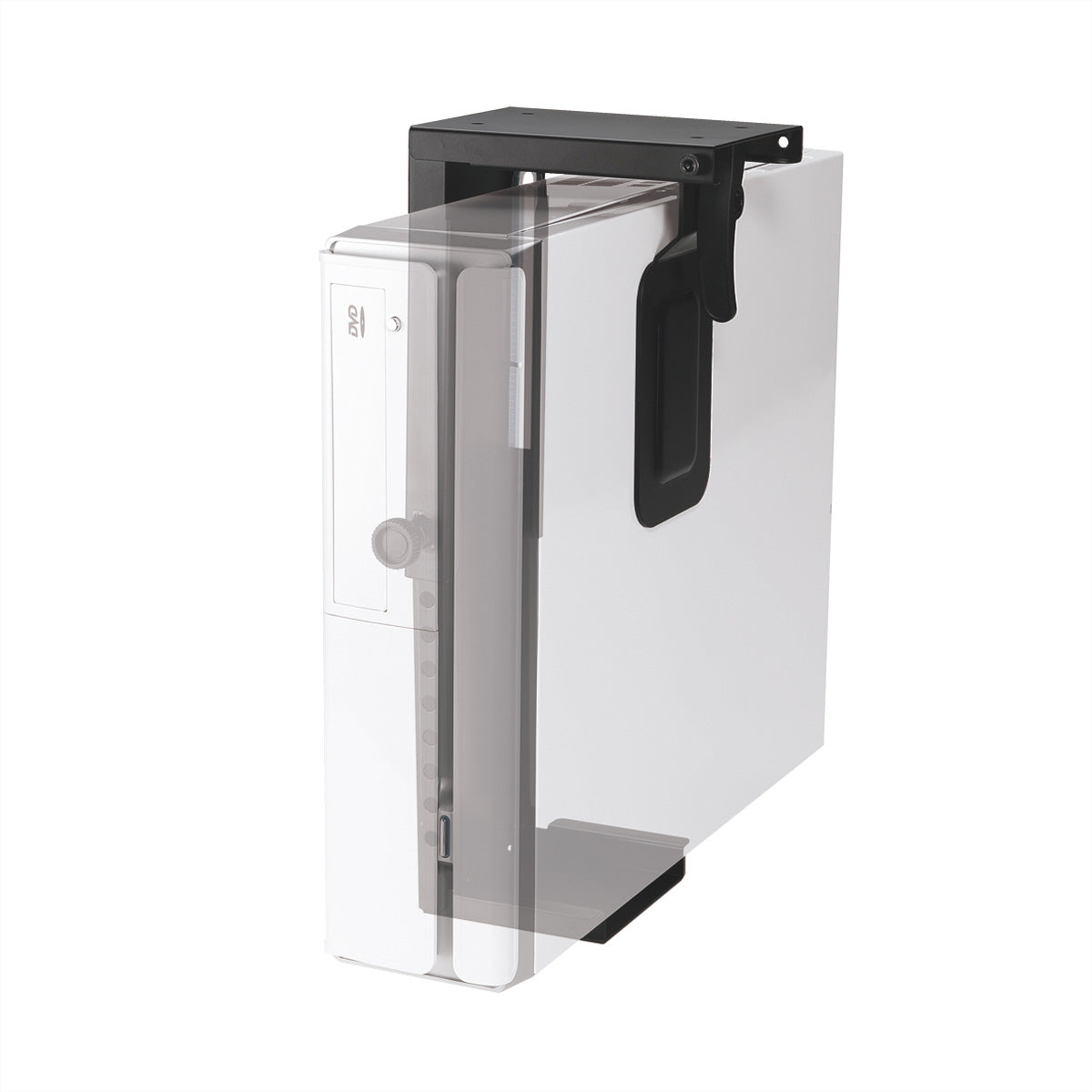 VALUE CPU-Halterung (Untertisch) – bis 10 kg, Schwarz, Metall