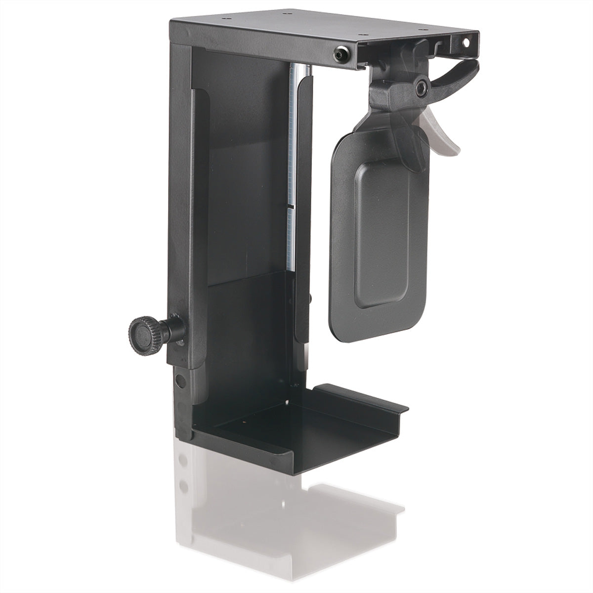 VALUE CPU-Halterung (Untertisch) – bis 10 kg, Schwarz, Metall