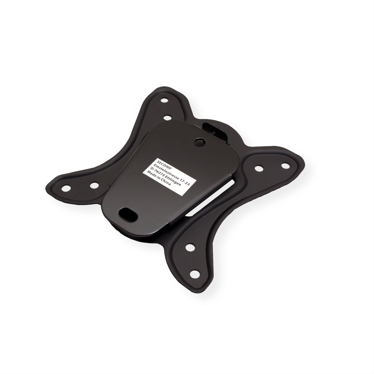 VALUE Monitor-Wandhalterung – 1 Monitor – bis 27" – VESA 75×75/100×100 mm – bis 20 kg/Monitor – Schwarz