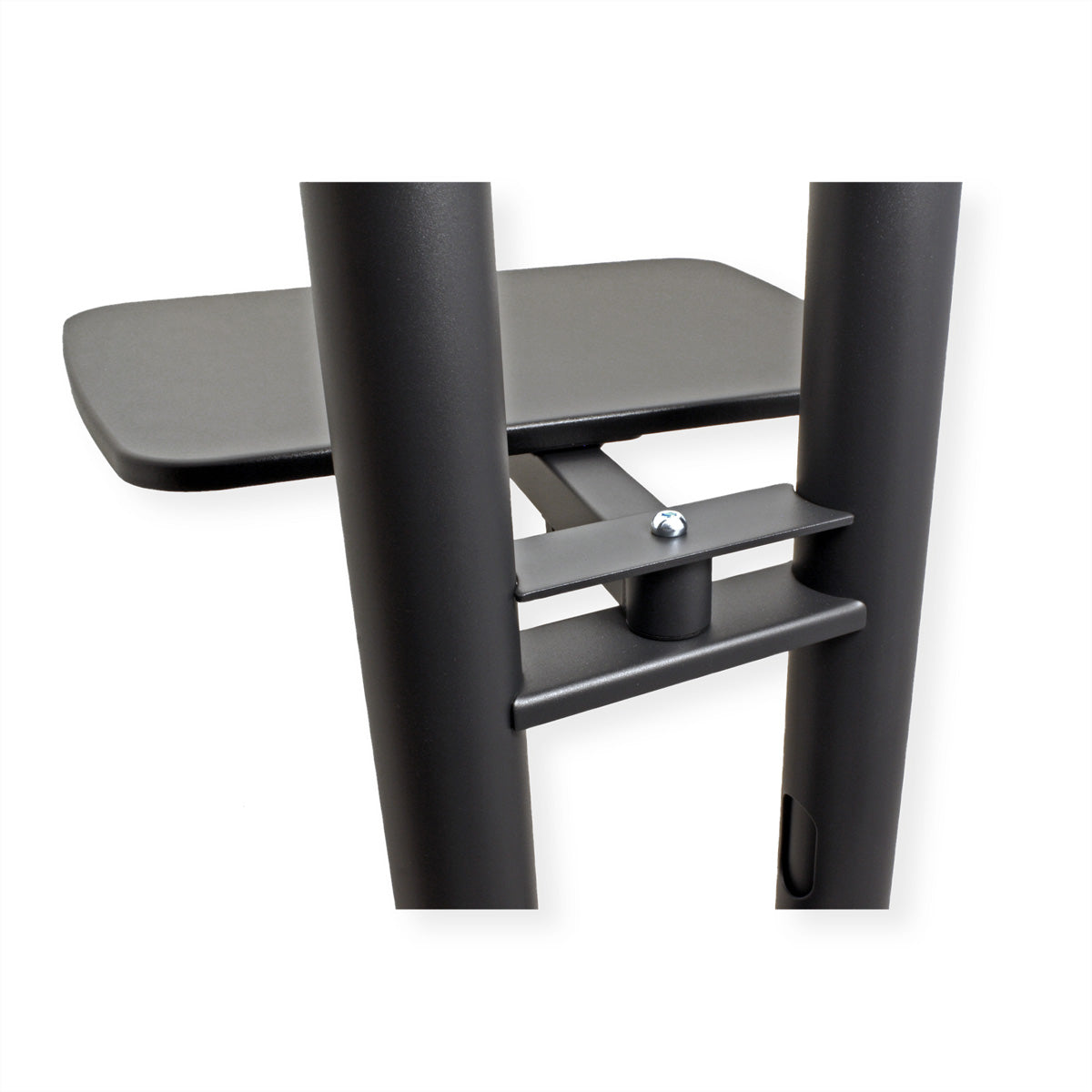VALUE TV-Wagen – 32–100" – VESA 200×200–800×600 – bis 125 kg, Höhenverstellbar, mit Rollen – Schwarz