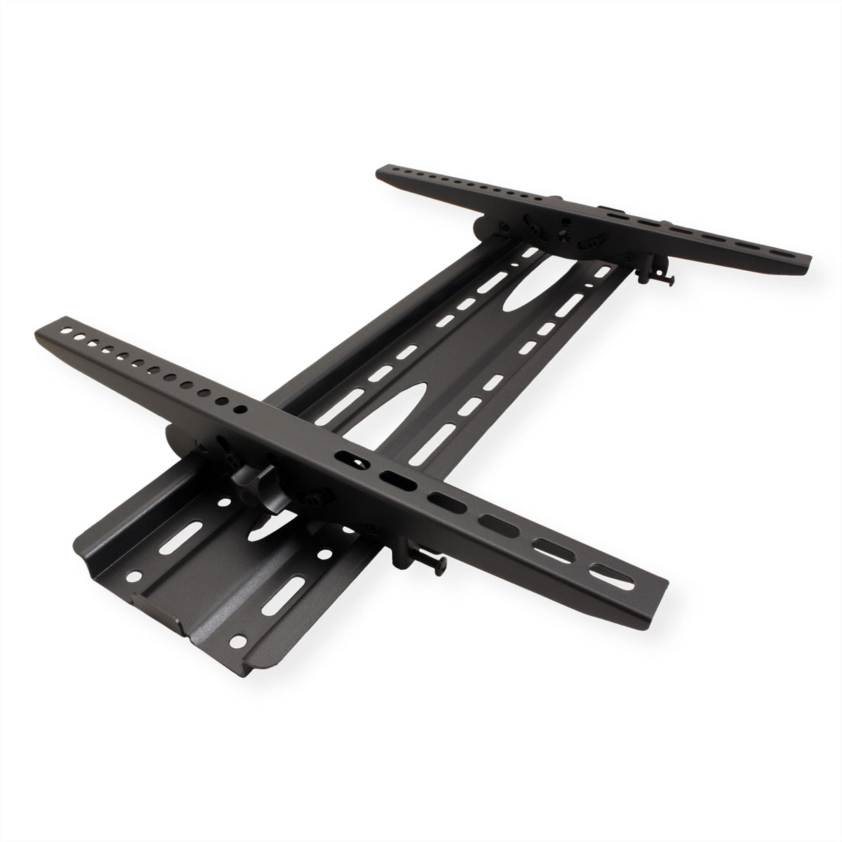 VALUE TV-Wagen – 37–70" – VESA 200×200–600×400 – bis 50 kg, Höhenverstellbar, mit Rollen, Schwarz