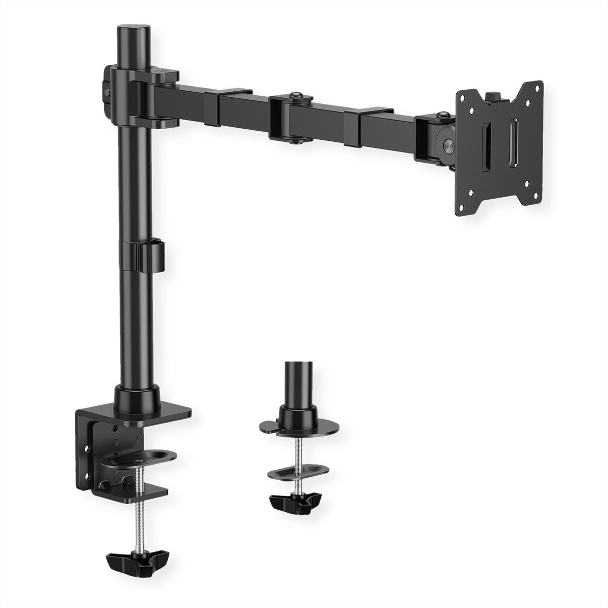 VALUE Schwerlast-LCD-Arm – Monitorarm Tischhalterung – 17–49" – VESA 75×75/100×100 mm – bis 20 kg pro Monitor