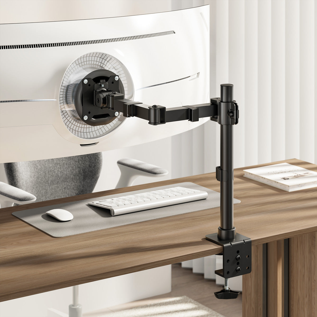VALUE Schwerlast-LCD-Arm – Monitorarm Tischhalterung – 17–49" – VESA 75×75/100×100 mm – bis 20 kg pro Monitor