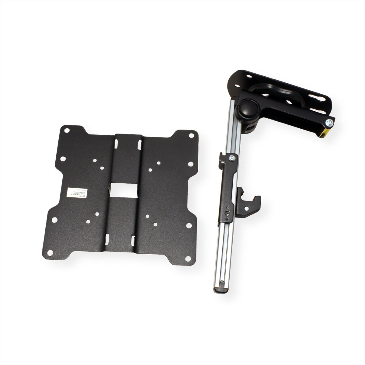 VALUE Deckenhalterung – 17–37" – VESA 75×75–200×200 – bis 20 kg, Teleskopmast, neigbar – schwarz