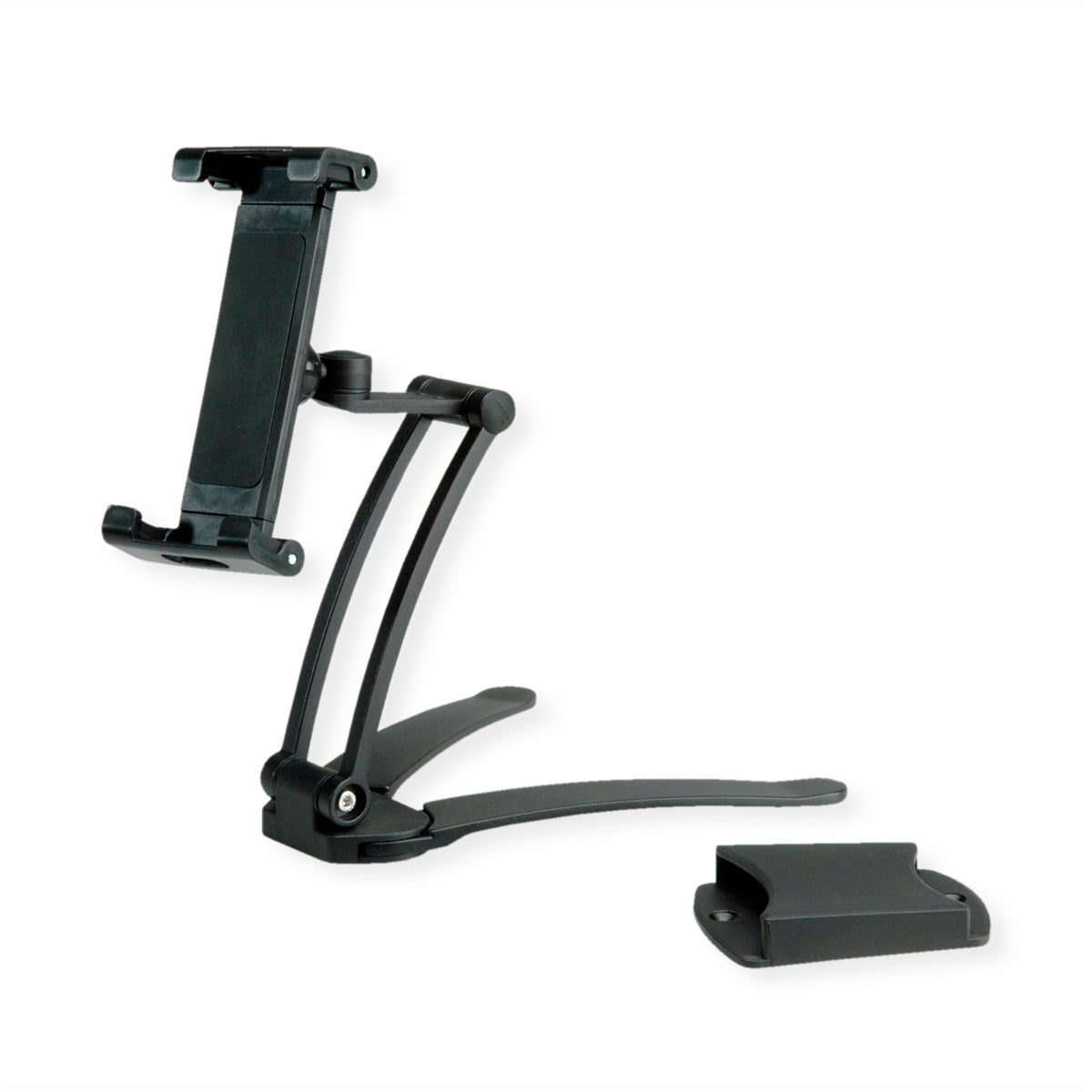 VALUE Tablet-Tischhalterung – 5,5–12,9", 360° drehbar, Tisch/Wand – Schwarz