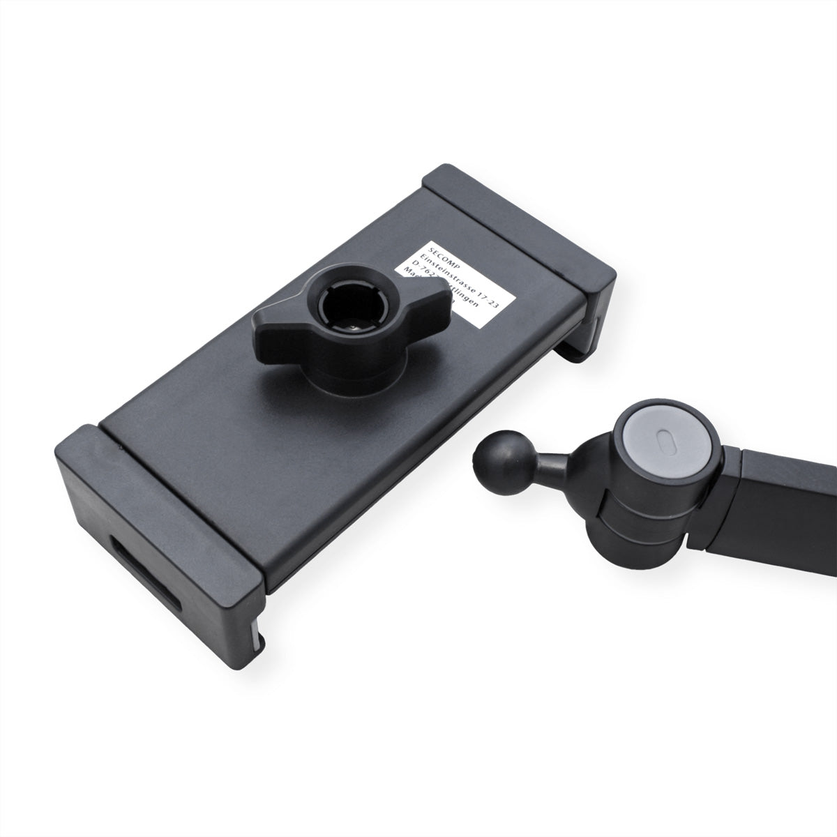 VALUE Tablet-Arm (Tischklemme) – für 4,7–12,9″, mit Kugelgelenk, bis 1 kg – Schwarz