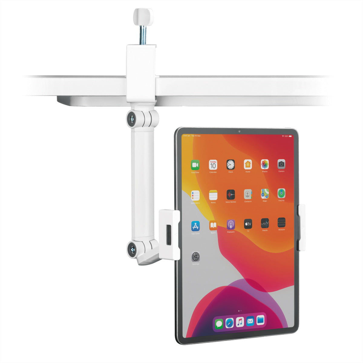 VALUE Tablet-Arm (Tischklemme) – für 4,7–12,9″, mit Kugelgelenk, bis 1 kg – Schwarz